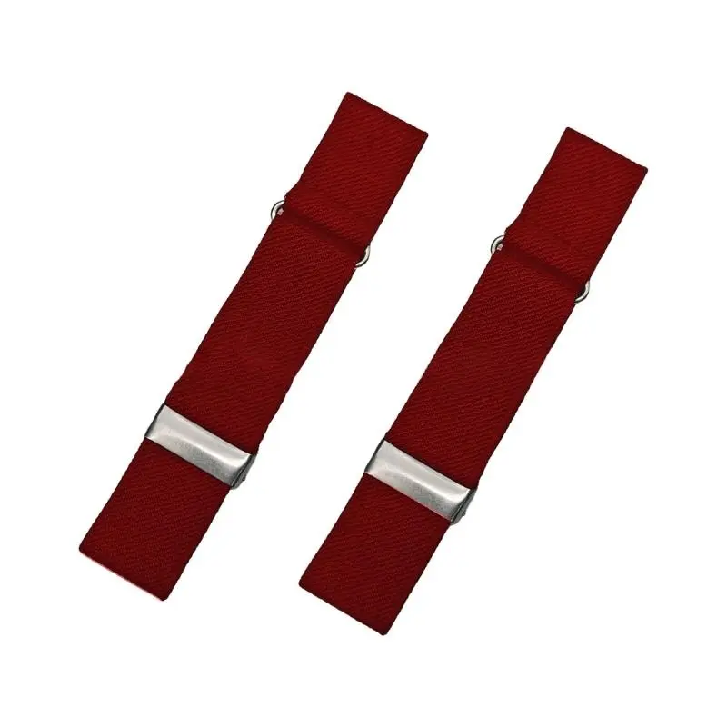 652F 2pack Black Elastics Arm Band Mens Sleeve Garters Holders Stripe Groom Shirt Arm Cuff for Stylish Men and Women