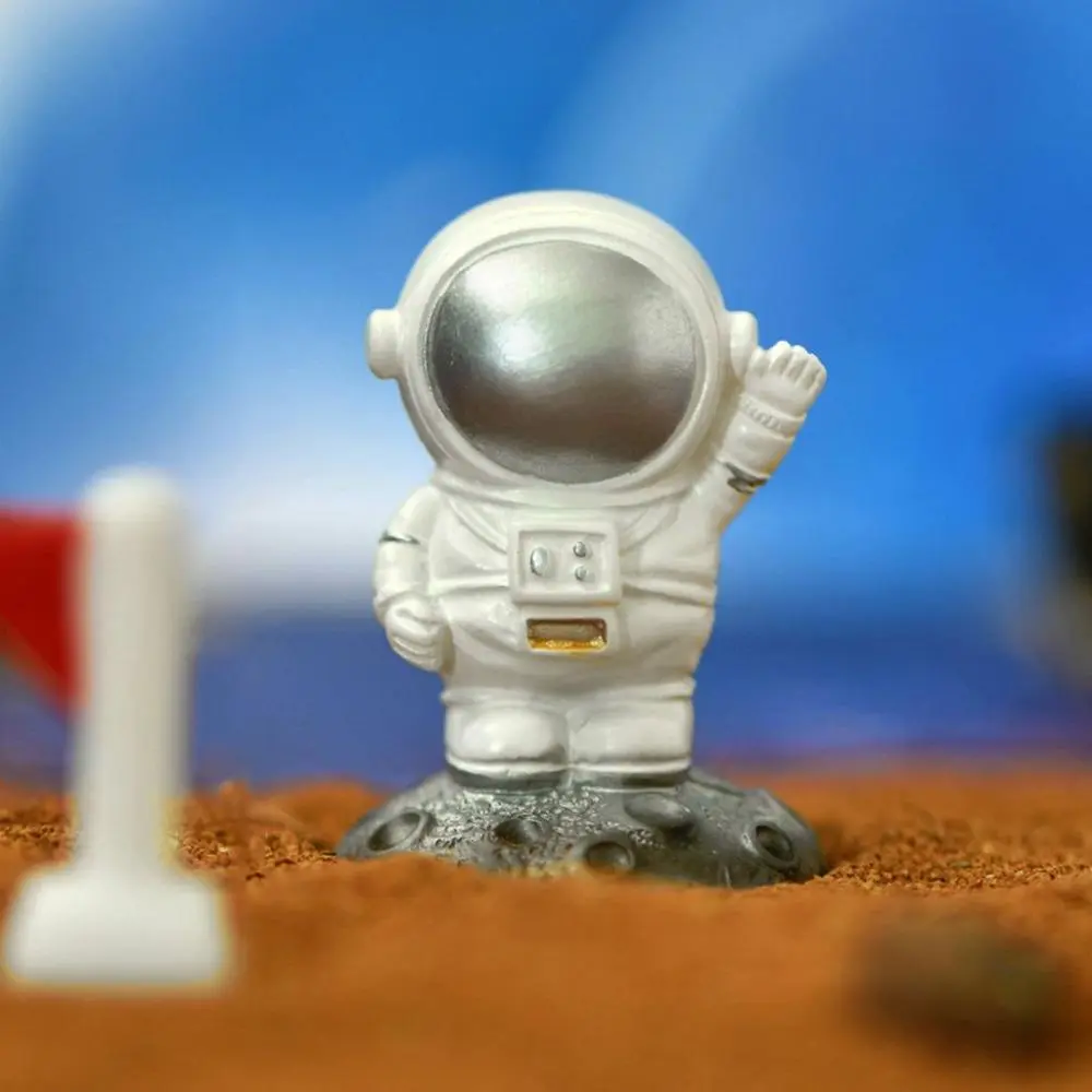 Mini DIY Crystal Ball Accessories Crafts Bonsai Decor Astronaut Figurines Astronaut Model Micro Miniatures Desktop Decoration