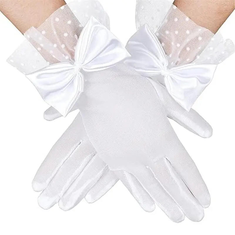 652F Lace Gloves for Formal Event Party Costume Gloves Elegant Wedding Gloves Adult Unisex Stage Performances Hand Gloves