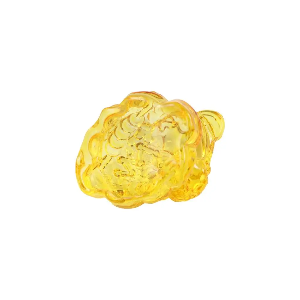 Gift Holiday Gifts Wealth Fortune Office Decoration Golden Toad Ornament Feng Shui Toad Tabletop Ornaments Crystal Golden Toad