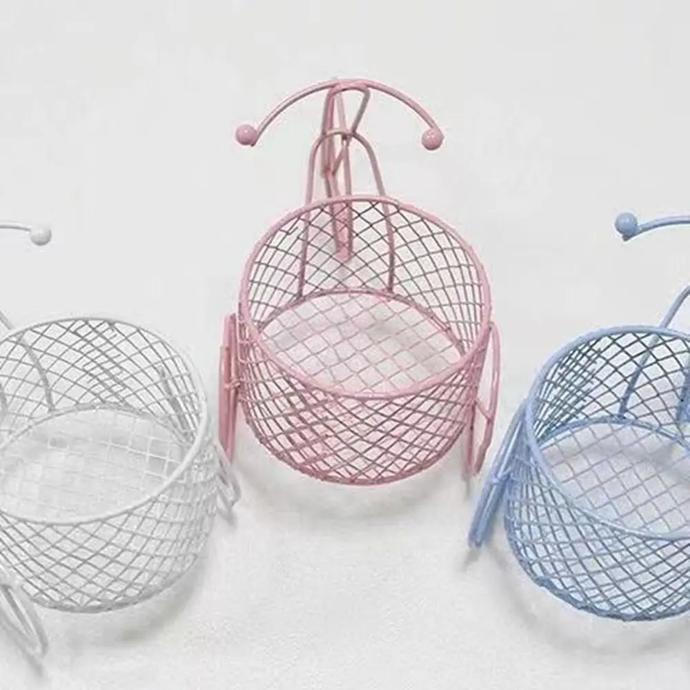 craftsmanship Iron Art Place Flowers Small Container Bare Car Desktop Ornaments Jewelry Stand Candy Rack Tricycle Model