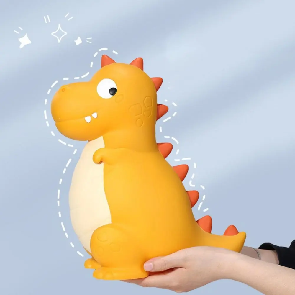 Creative Cute Dinosaur Piggy Bank Anti-fall Cartoon Dinosaur Storage Jar Vivid Animal Desktop Ornaments Bedroom Bedside