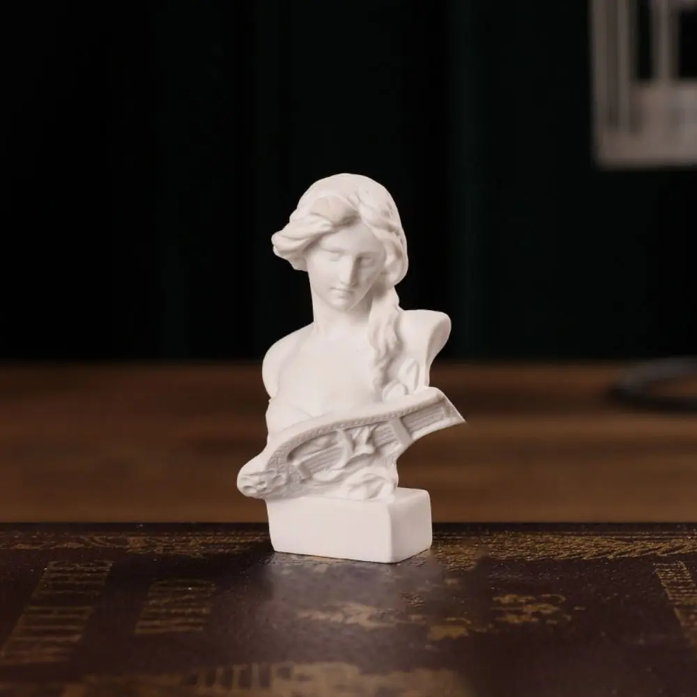 European Style Ancient Nordic Greek Figure Sketch Art Resin Craft Greek Mythology Statues 3D Female Art Statue Office