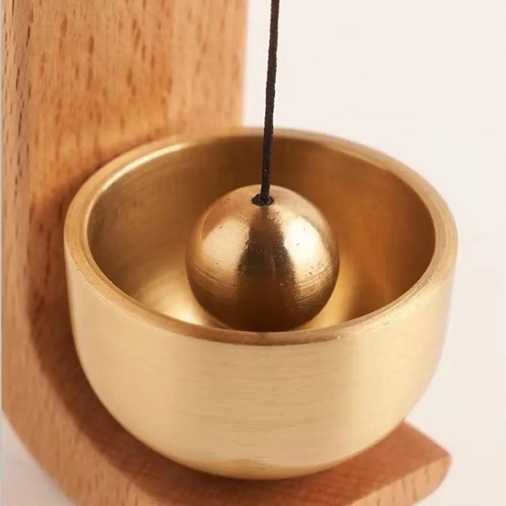 Elegant Easy to Install Door-sucking Doorbell Magnetic Design Pleasant Sound Entrance Door Bell Solid Wood Wooden Wind Chime Car