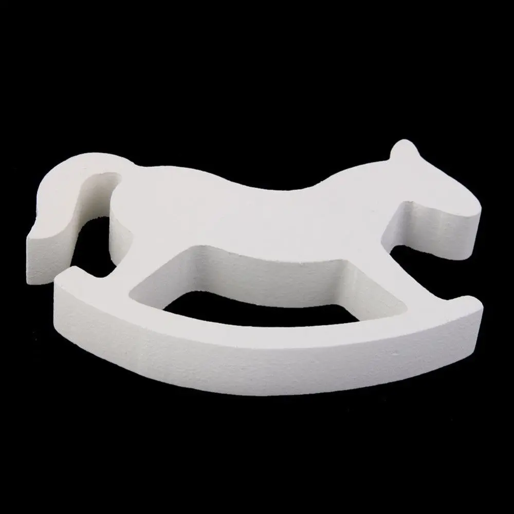 Small Kids Toys Room Decor White Home Decor Wooden Rocking Horse Balance