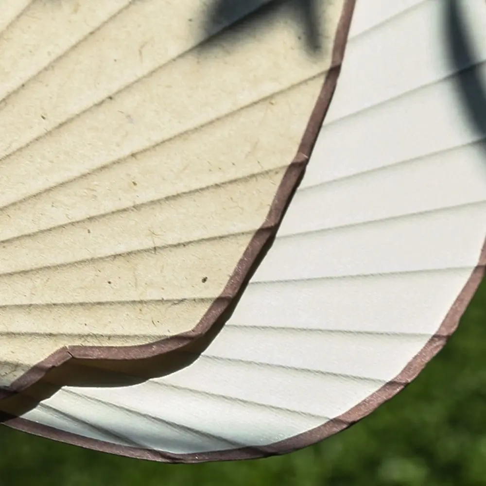 Portable DIY Xuan Paper Fan Bamboo Handle Blank Japanese Style DIY Fan Classical Handmade Hand Painted Fan Painting Creation