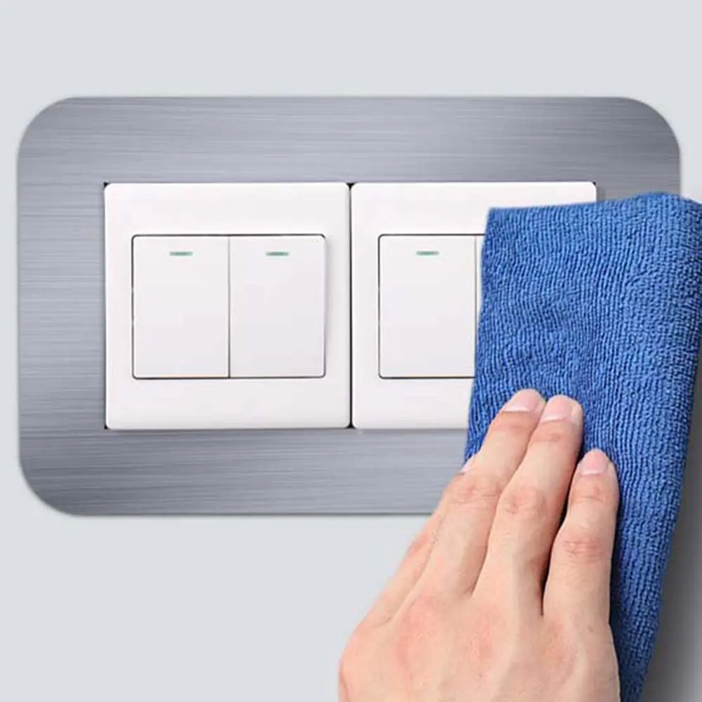 Waterproof Home Living Room Switch Cover Socket Cover Switch Sticker Wall Sticker Switch plate covers Protective Cover
