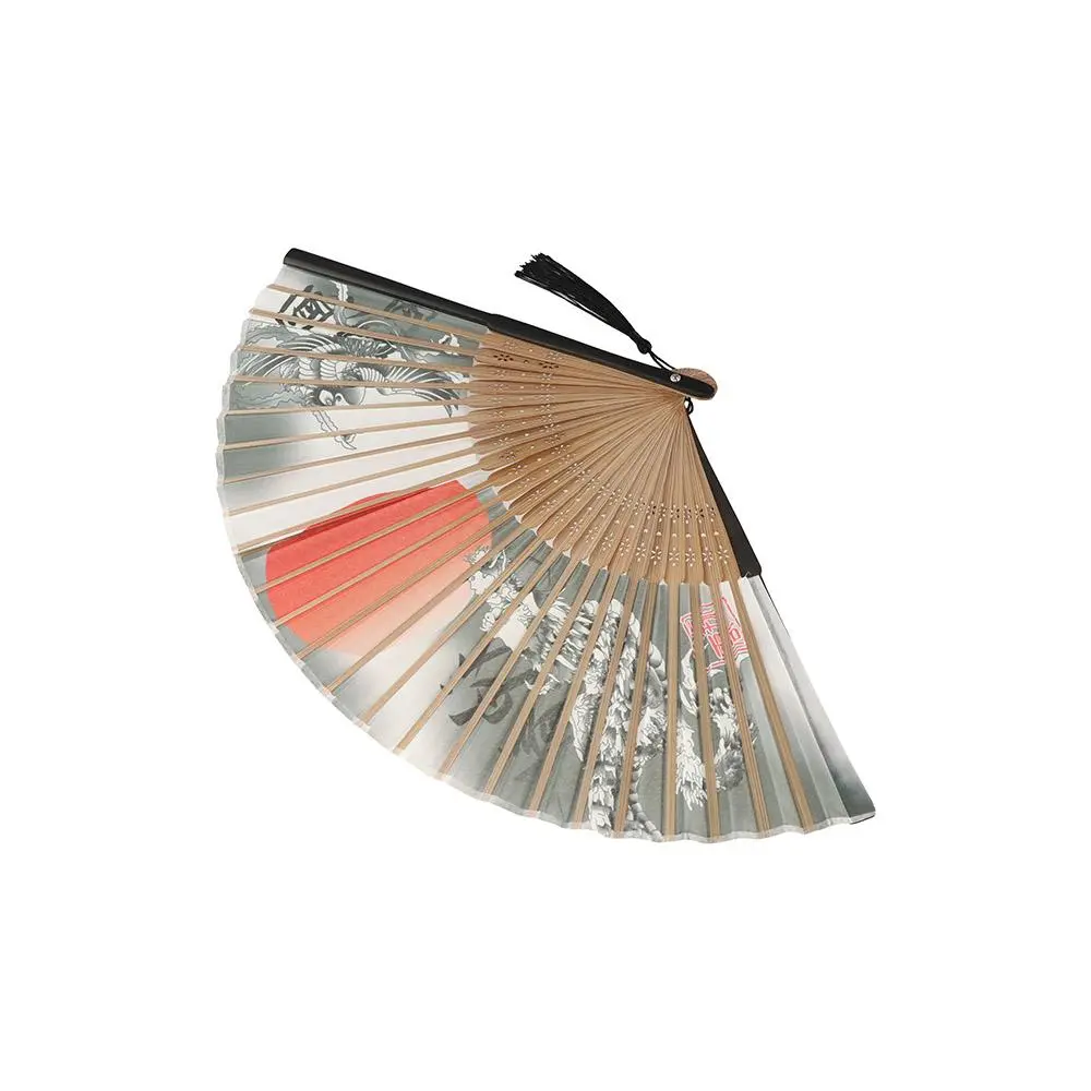 Chinese Style High Quality Art Dance Fan Ornaments Gift Photo Prop Tool Folding Fan Home Decoration Handle Hand Fan Fan Crafts