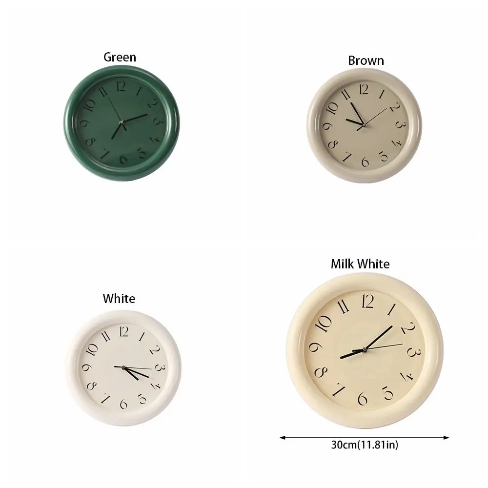 Fashion Rustic Hanging Wall Clock Silent European Style Wall Decorative Clock Wall Art Kitchen Alarm Clock Home Decor