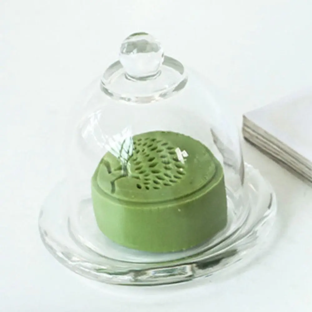Glass Craft Dessert Storage Stand With Lid Easy to Use Cake Serving Tray Transparent Dessert Table Ornaments Wedding Party