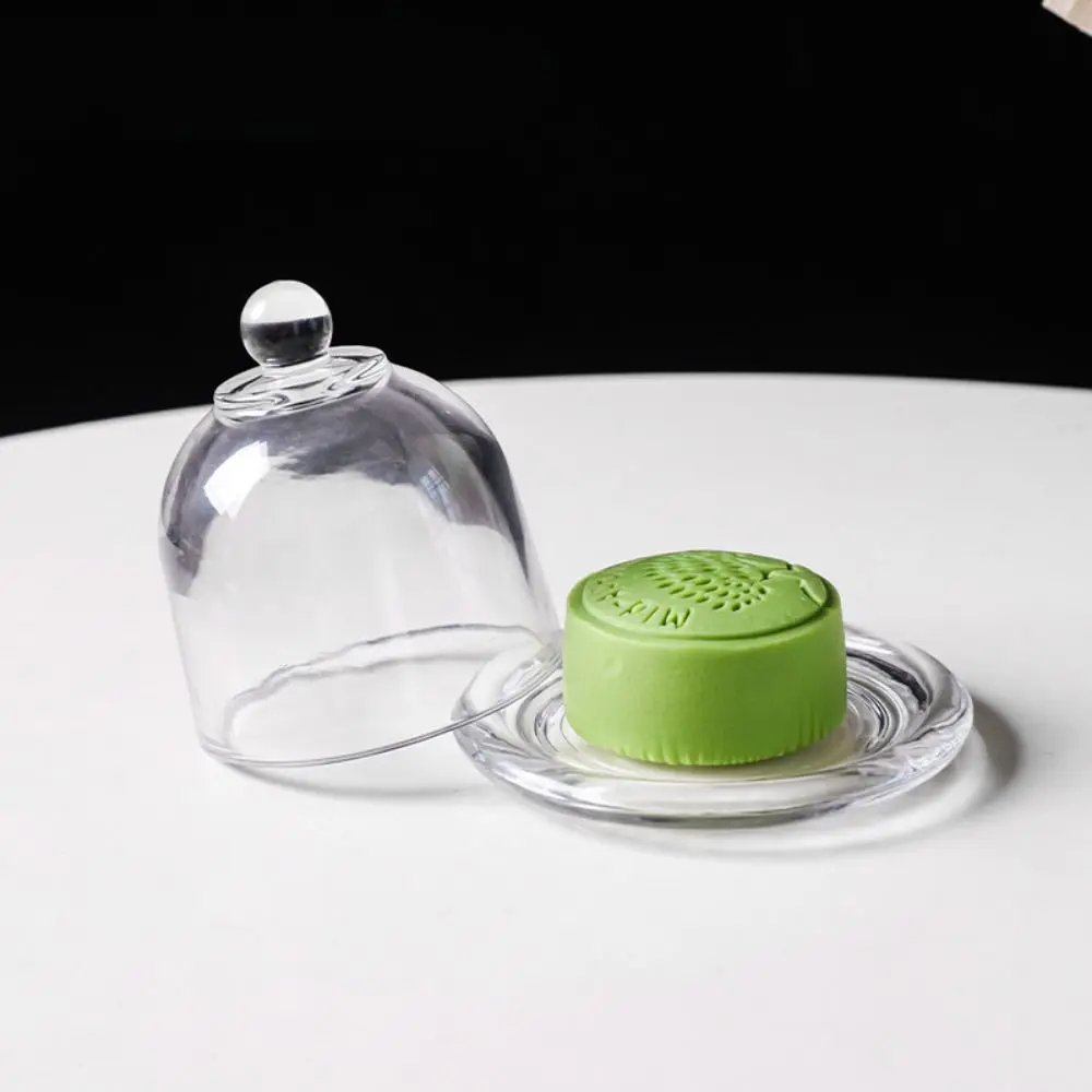 Glass Craft Dessert Storage Stand With Lid Easy to Use Cake Serving Tray Transparent Dessert Table Ornaments Wedding Party