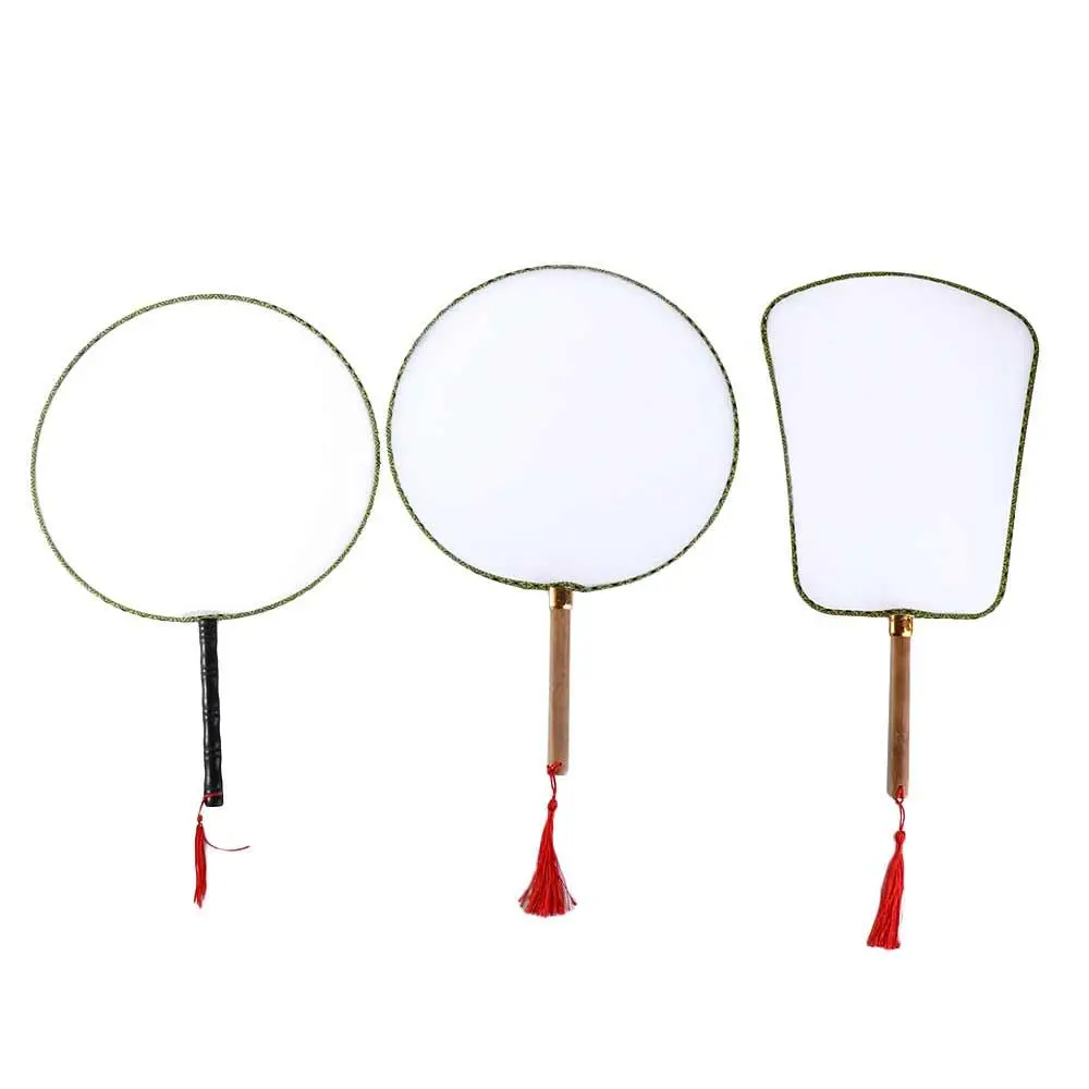 Hand Painting Home Decoration Chinese Hand Fan Elegant Art Painting Material Handmade Fan DIY Art Painted Fan DIY Blank Fan