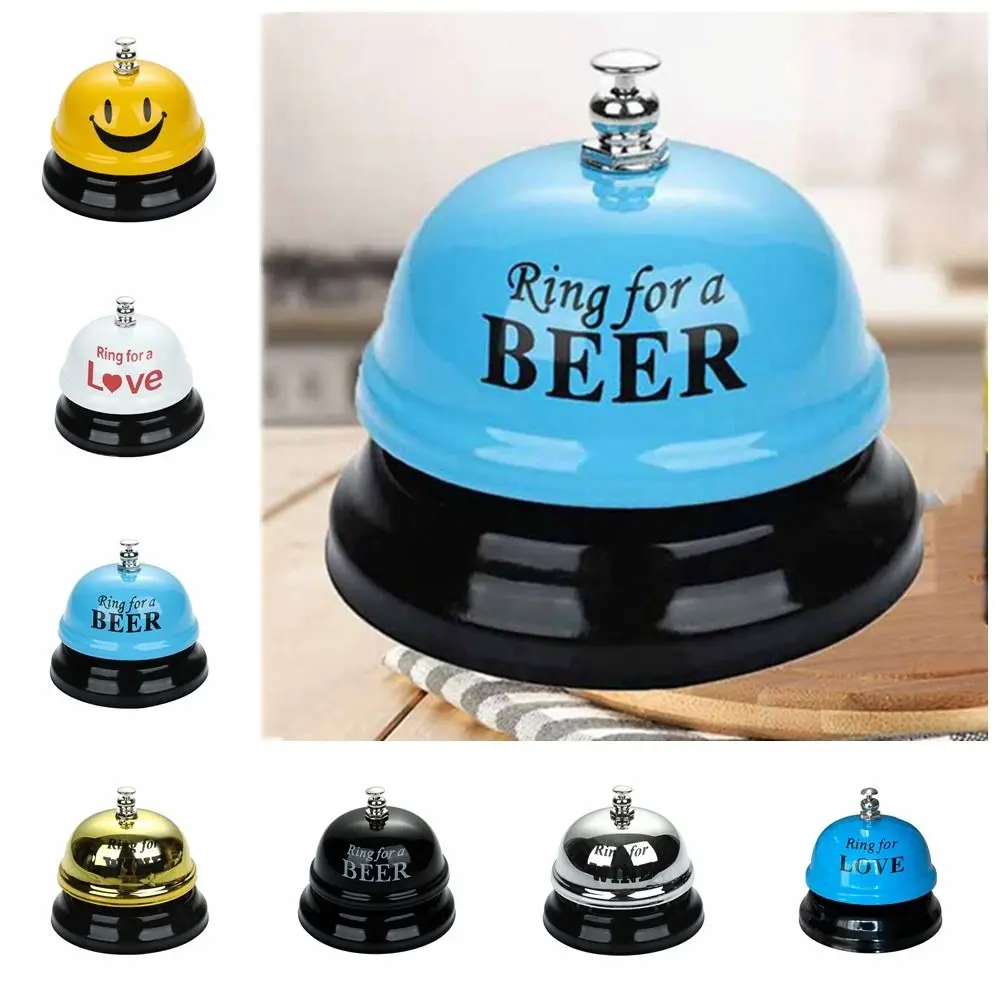 Multiple-styles Stable Base Desk Call Bell Novelty Alloy Craft Restaurant Timer Funny Metal Service Bell Student Gift