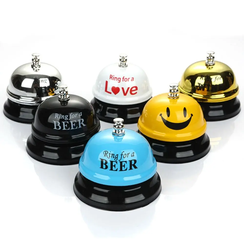 Multiple-styles Stable Base Desk Call Bell Novelty Alloy Craft Restaurant Timer Funny Metal Service Bell Student Gift