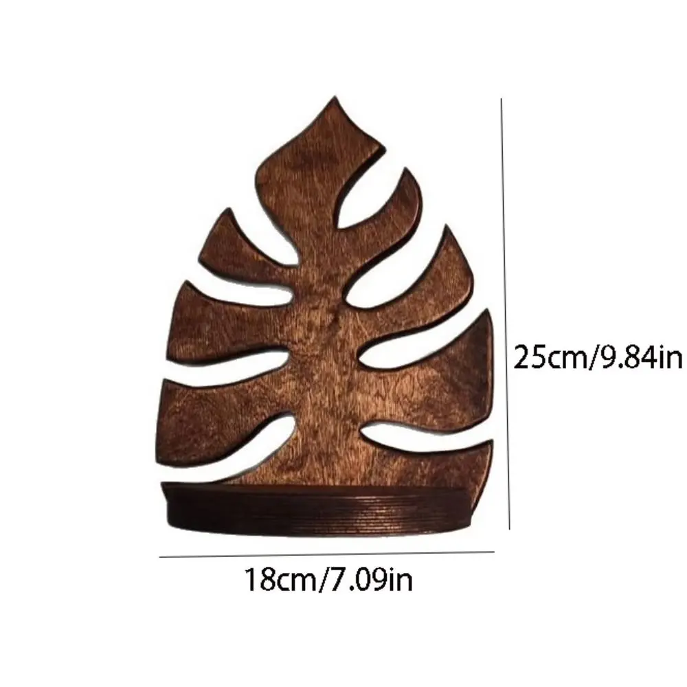 Crafts Wooden Wall Decoration Frame Creative Wall Mounted Plant Wall Hanging Retro Modern Storage Rack Home