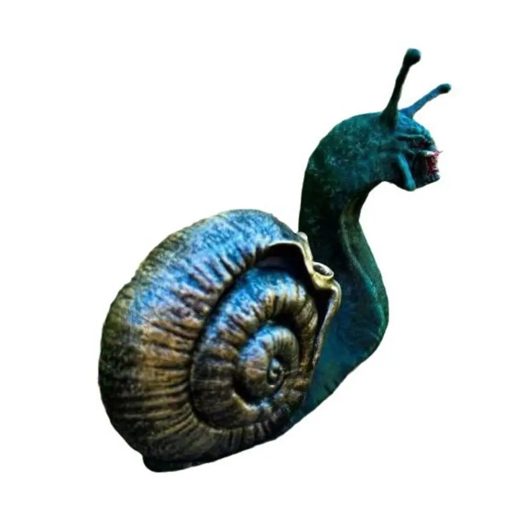 Funny Animal Bloody Snail Statue Handmade Peculiar Skeleton Snails Ornaments Resin Crafts Halloween Snail Statue Halloween
