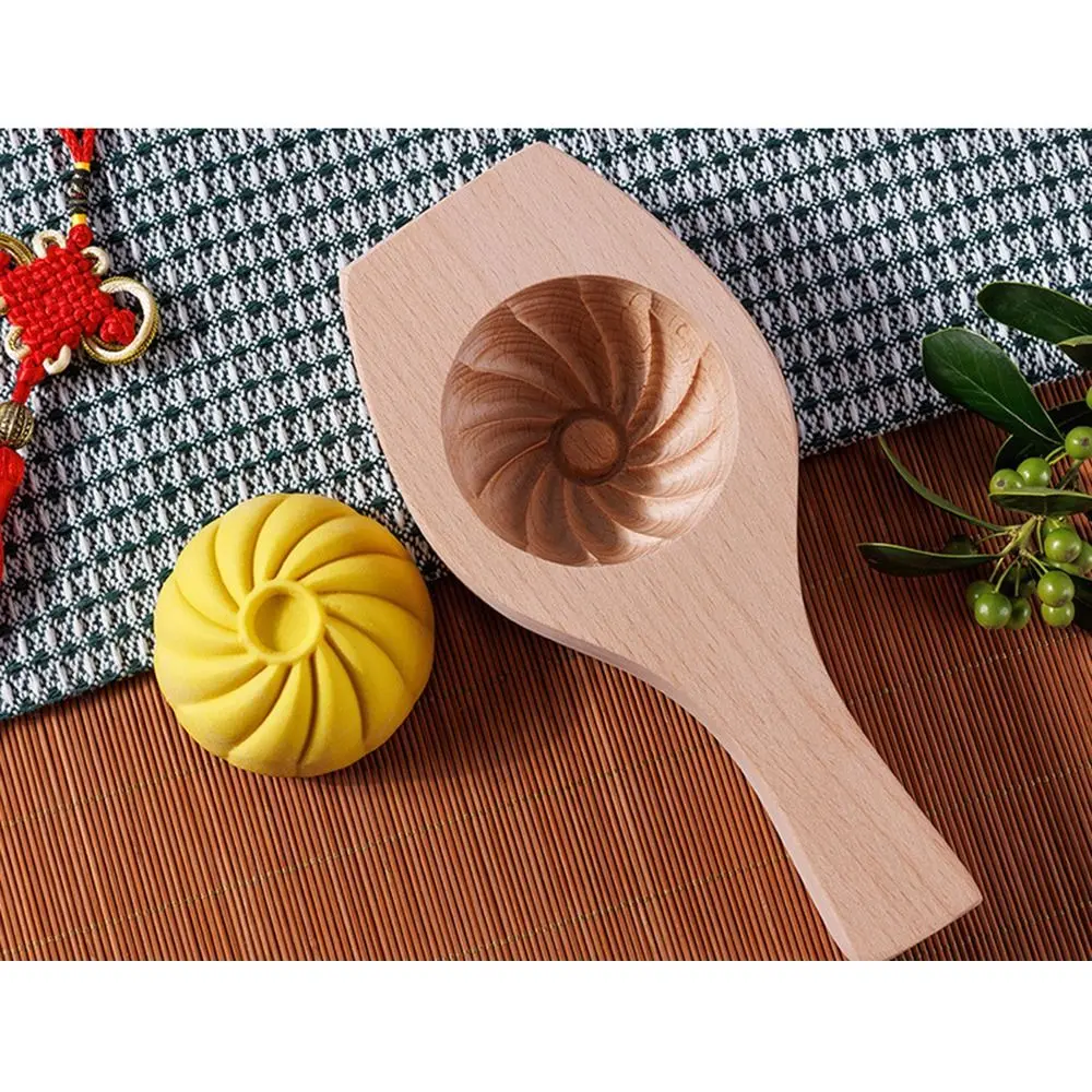 Premium Solid Wood Wood Baozi Mold Manual Deepening Steamed Bread Mold Sturdy Non-stick Steamed Stuffed Bun Tool Pastry