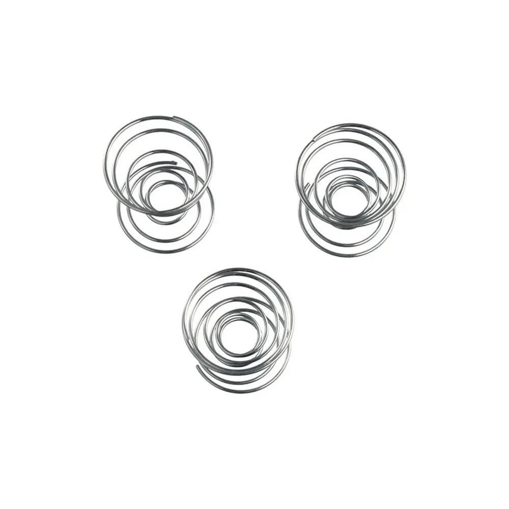 3Pcs/set Pineapple Base Air Plant Stand Stainless Steel Spring Wire Spring Base Holder Silver Mini Spring Wire Egg Tray