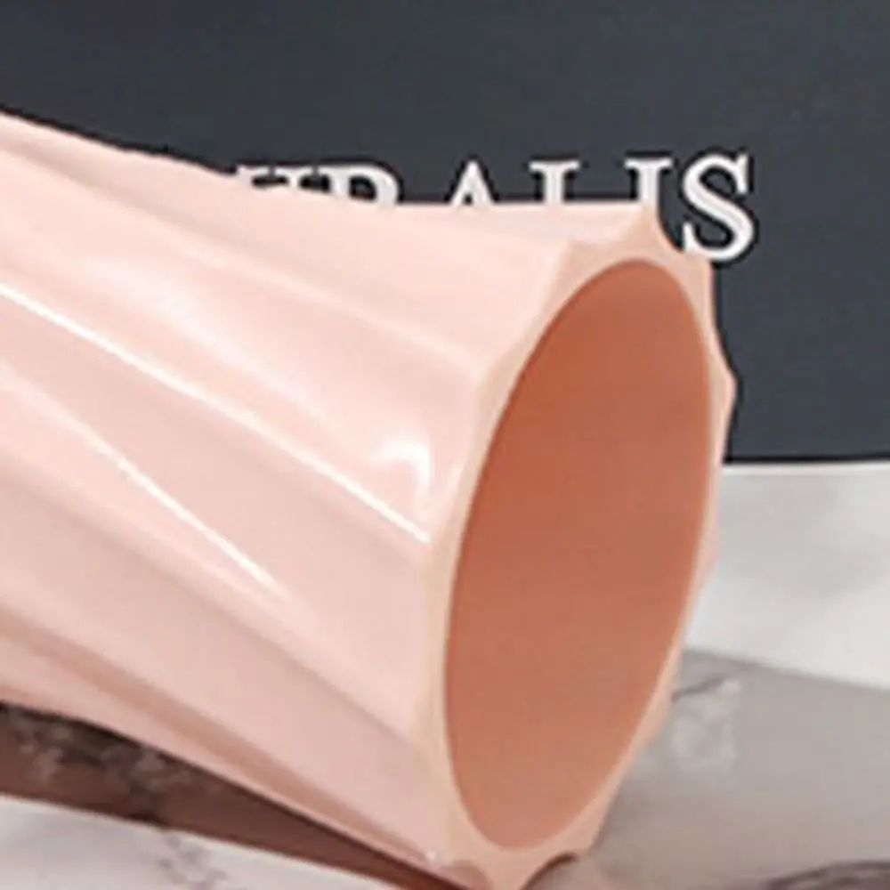Plastic Plastic Colored Vase Durable Smooth Handcrafted Flower Pot Break-resistant Potted Container Ornaments Wedding Decor