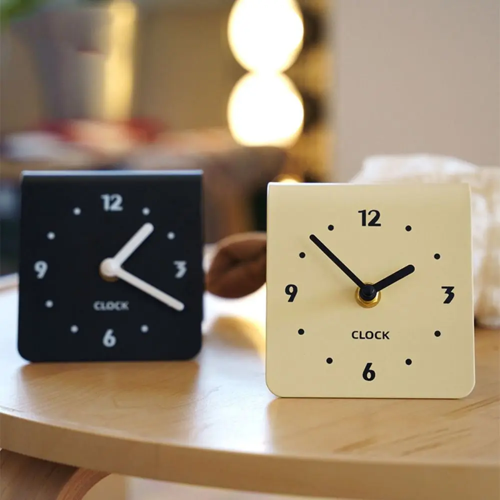 Office Decor Silent Tabletop Clock Minimalist Acrylic Bedside Table Clock Exquisite Desk Clock Student