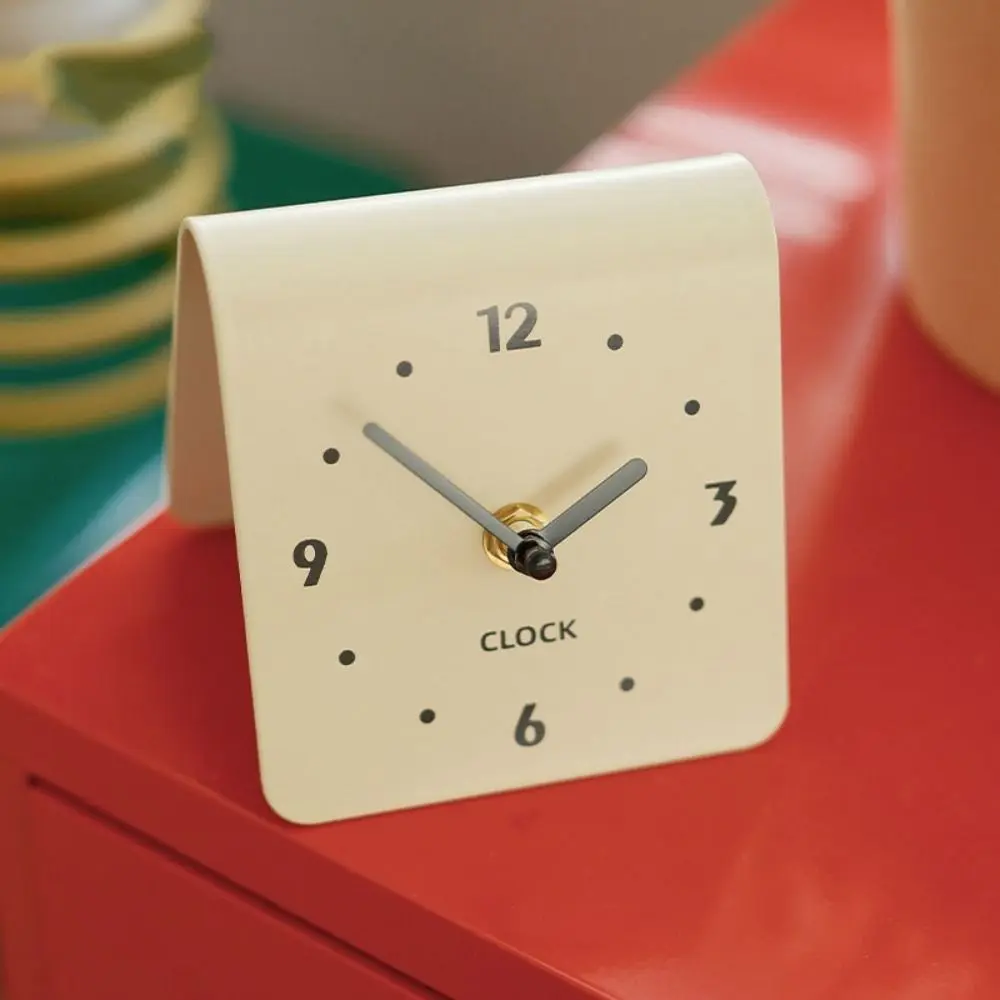 Office Decor Silent Tabletop Clock Minimalist Acrylic Bedside Table Clock Exquisite Desk Clock Student