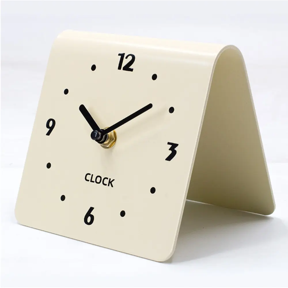 Office Decor Silent Tabletop Clock Minimalist Acrylic Bedside Table Clock Exquisite Desk Clock Student