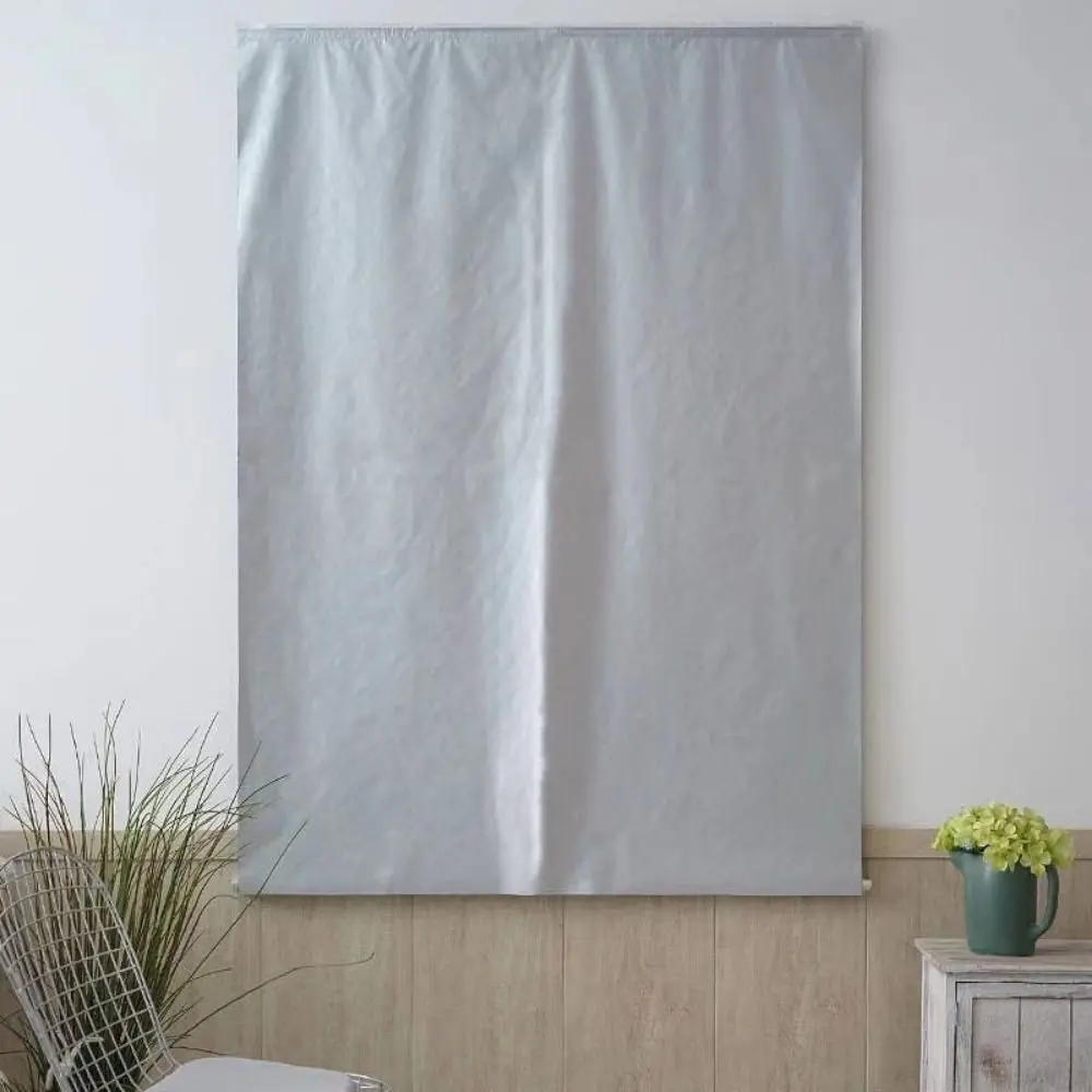 Non-transparent Light Blocking Curtains Punch-free Sun Protection Punch-free Curtains Fully Shaded Design Sunshade Curtain Cloth