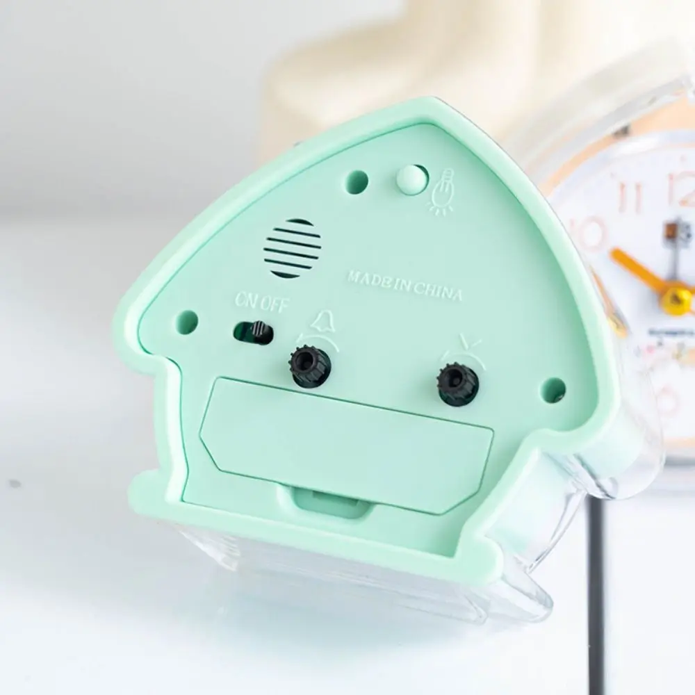 Desk Clock Easy to Carry House Alarm Clock With Light Cute Desktop Mute Clock House Shape Student Alarm Clock Desktop