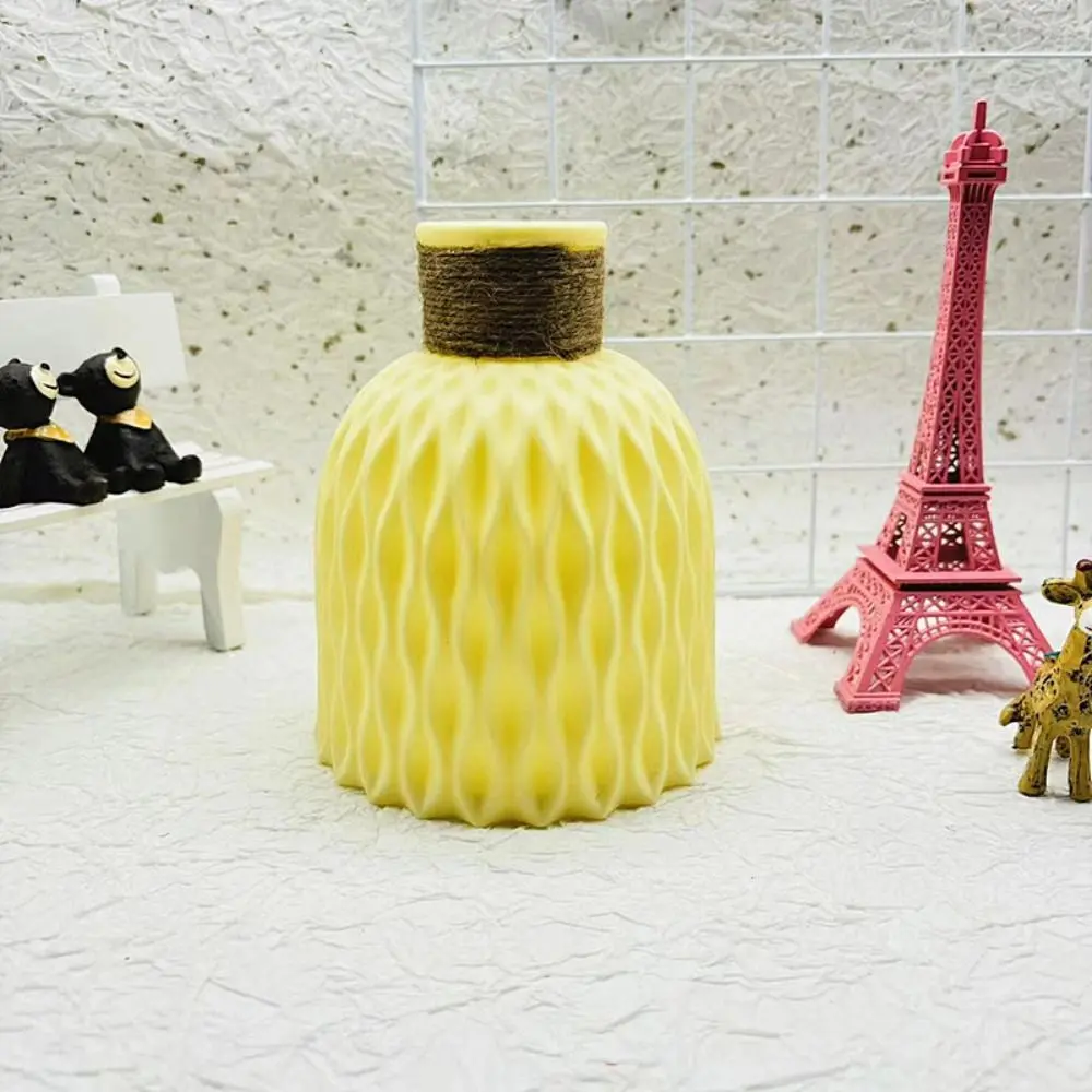 Pineapple Pattern Pineapple Pattern Vase Anti-fall Plastic Plastic Flower Vase Modern Desktop Vase Ornaments Flower Arrangement