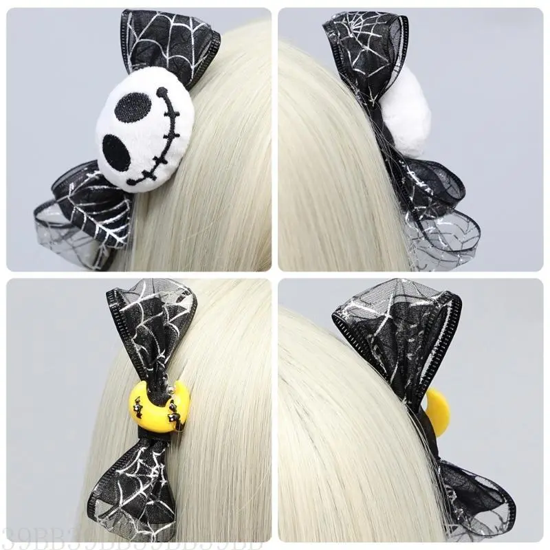 39BB 2lots Halloween Festivities Barrettes Durability Hair Clip Unique Hairpin for Daily Wear and Parties