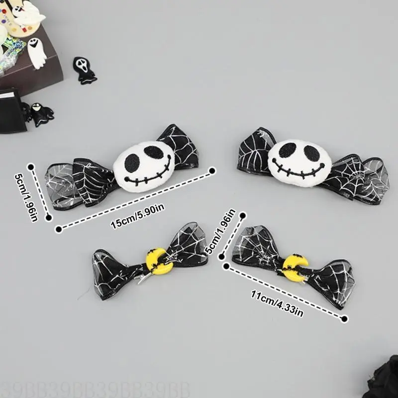 39BB 2lots Halloween Festivities Barrettes Durability Hair Clip Unique Hairpin for Daily Wear and Parties