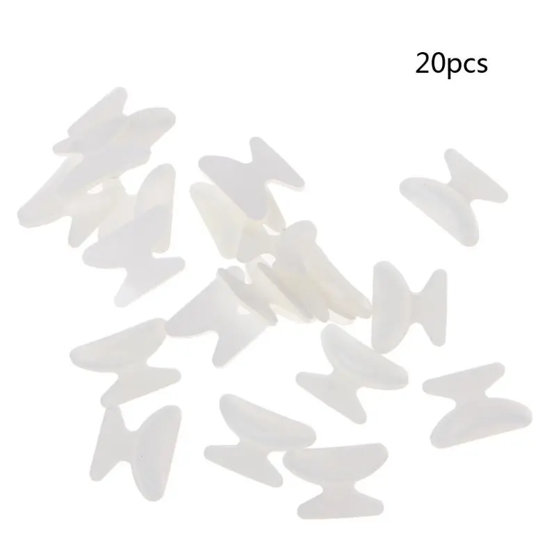 652F 10 Sets Silicone Eyeglass Nose Pads Nose Comfort Anti-Slip Nose Pad Cushion Great for Glasses, Eyeglasses, Sunglasses
