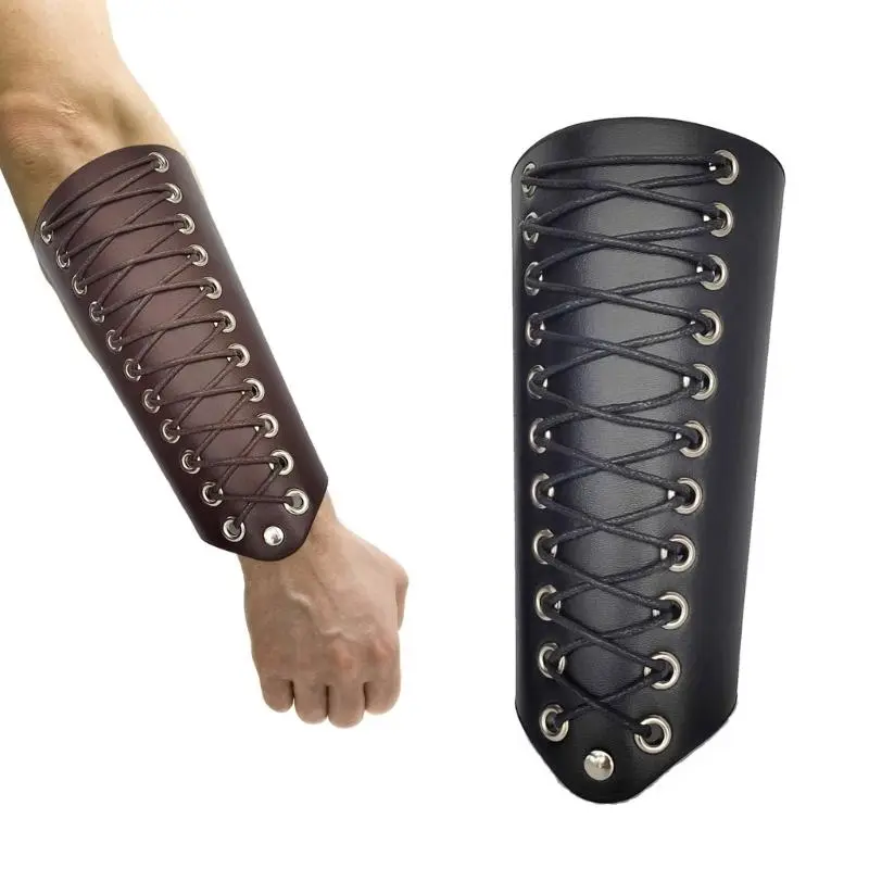 652F Stylish Middle Ages Wristband Cuff Perfect for Parties and Gatherings Industrial Age Cosplay for ComicCon Costume