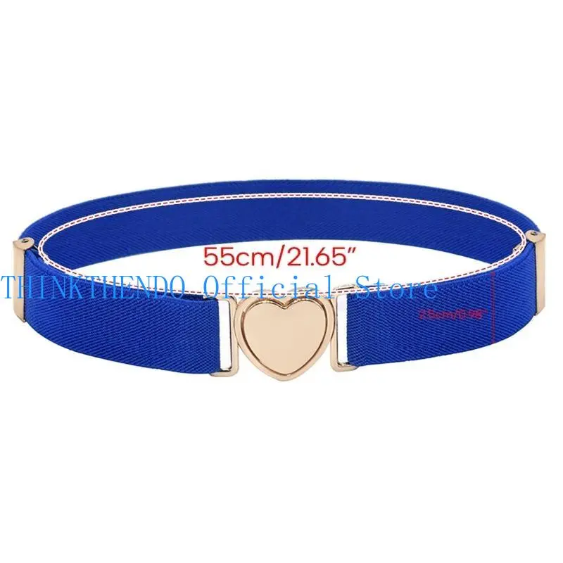 39BB Children Waist Belt Fashion Elastic Waistband Little Girls Waist Shaping Belts