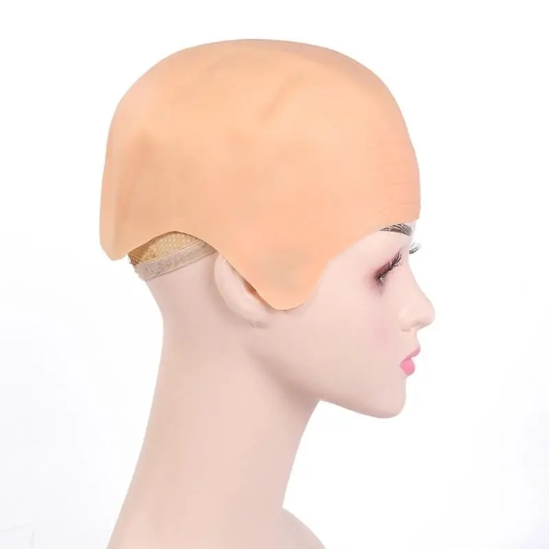 652F Halloween Bald Caps Vinyls Bald Caps Bald Caps Cosplay Accessories for Halloween Christmas Party Decor Unisex