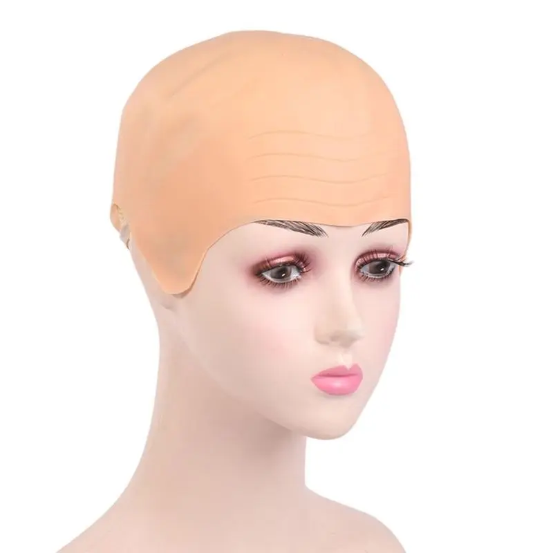 652F Halloween Bald Caps Vinyls Bald Caps Bald Caps Cosplay Accessories for Halloween Christmas Party Decor Unisex