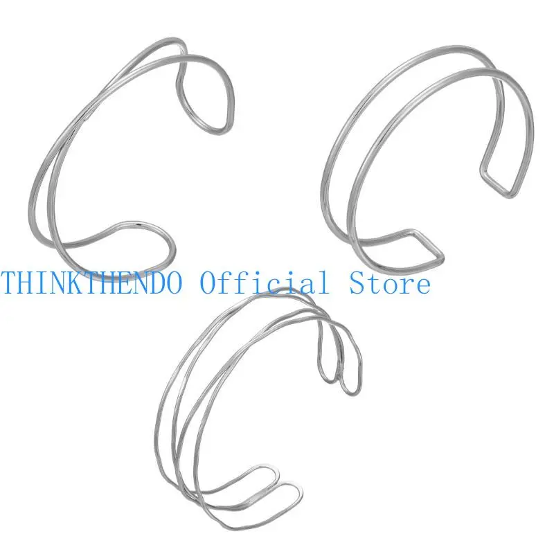 39BB Stylish Crossed Arm Band Bracelet Gold Metal With Intricated CutOut Designs For Trendy Outfits Evening Party Arm Jewelry