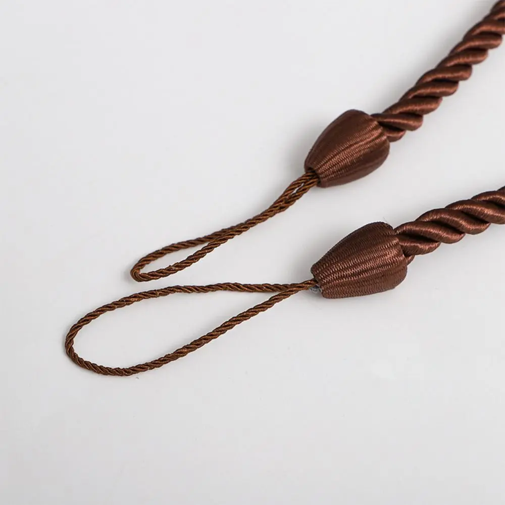 2Pcs Handmad Curtain Woven Tiebacks Easy to Use Ins Style Curtains Binding Rope Light Luxury Curtains Tied Strap