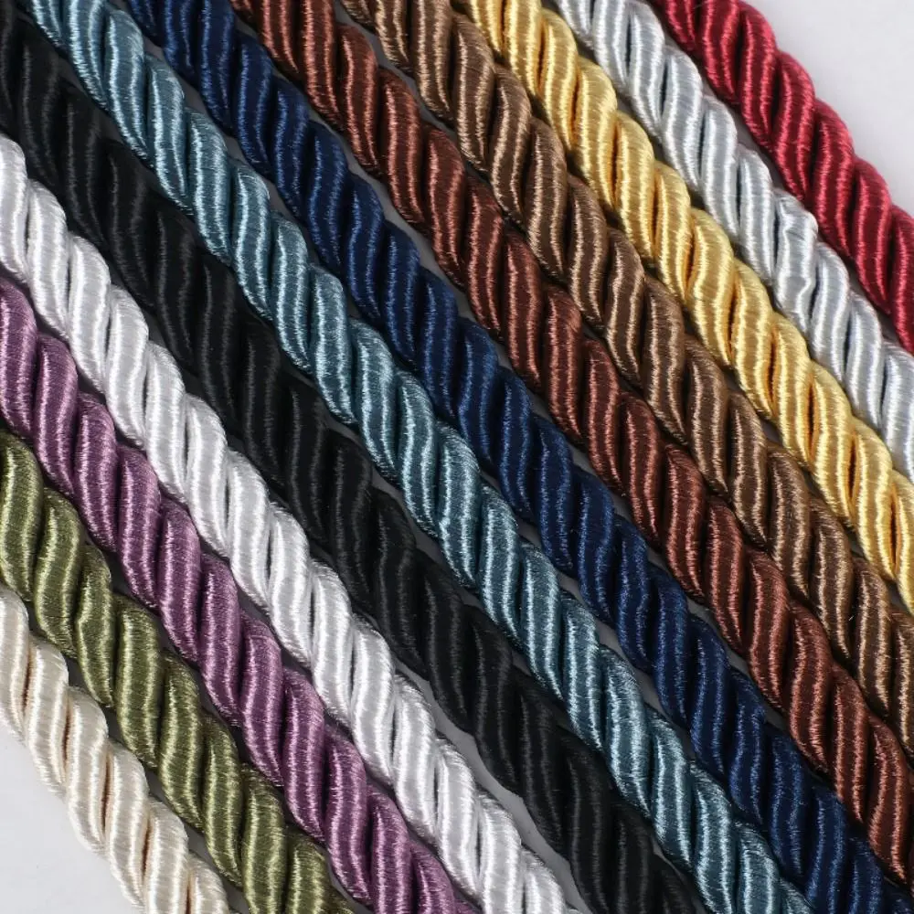 2Pcs Handmad Curtain Woven Tiebacks Easy to Use Ins Style Curtains Binding Rope Light Luxury Curtains Tied Strap