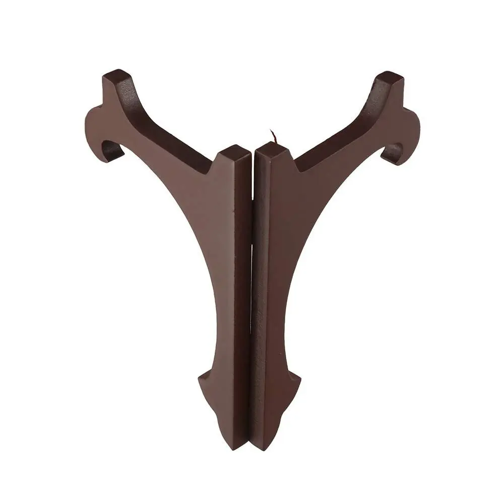 Wooden Universal Tea Cake Dish Adjustable Storage Bracket Foldable Easel Display Stand Storage Rack Plate Rack