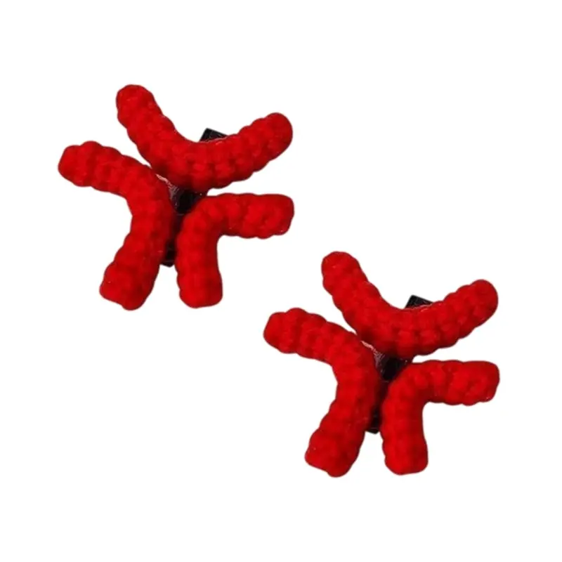 652F 2lots Funny Cartoon Hairpin Women Fashion Hair Clip Creative Pattern Hair Pin for Fashionable Women