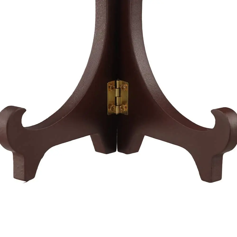 Wooden Universal Tea Cake Dish Adjustable Storage Bracket Foldable Easel Display Stand Storage Rack Plate Rack