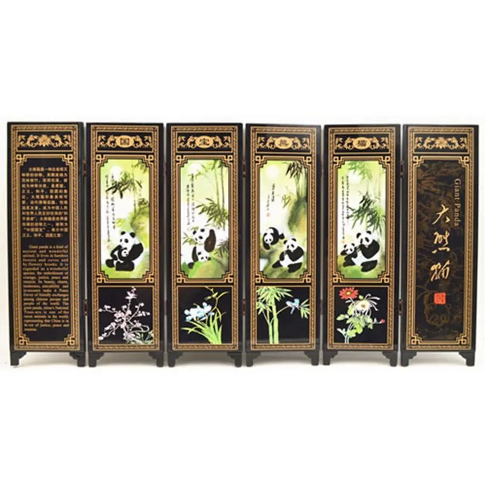 Gifts Featured Handicrafts Abroad Gifts Travel Souvenirs Room Dividers Screen Ornaments Chinese Mural Antique Lacquerware