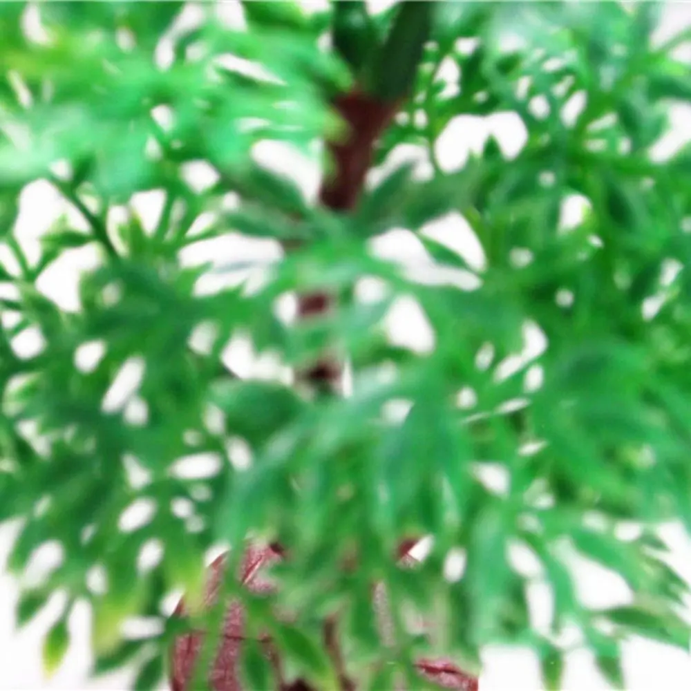 Miniature Figurines Handicraft Scene Decoration Artificial Tree Fake Tree Model Ornament Tree Flower Pot Ornaments