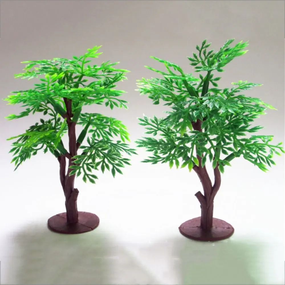 Miniature Figurines Handicraft Scene Decoration Artificial Tree Fake Tree Model Ornament Tree Flower Pot Ornaments