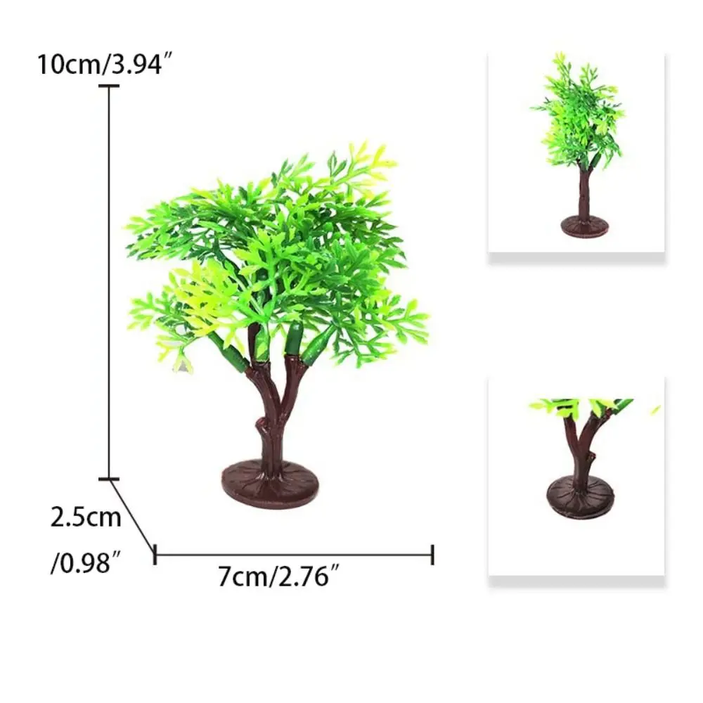 Miniature Figurines Handicraft Scene Decoration Artificial Tree Fake Tree Model Ornament Tree Flower Pot Ornaments