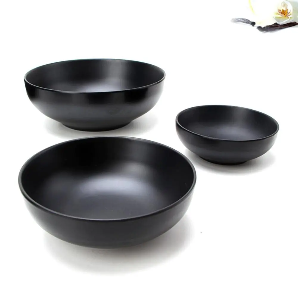 5 Sizes 1 Pcs Melamine Imitation Porcelain for Noodle,Salad,Soup Dull Polish Kitchen Supplies Tableware Ramen Bowl Bowls