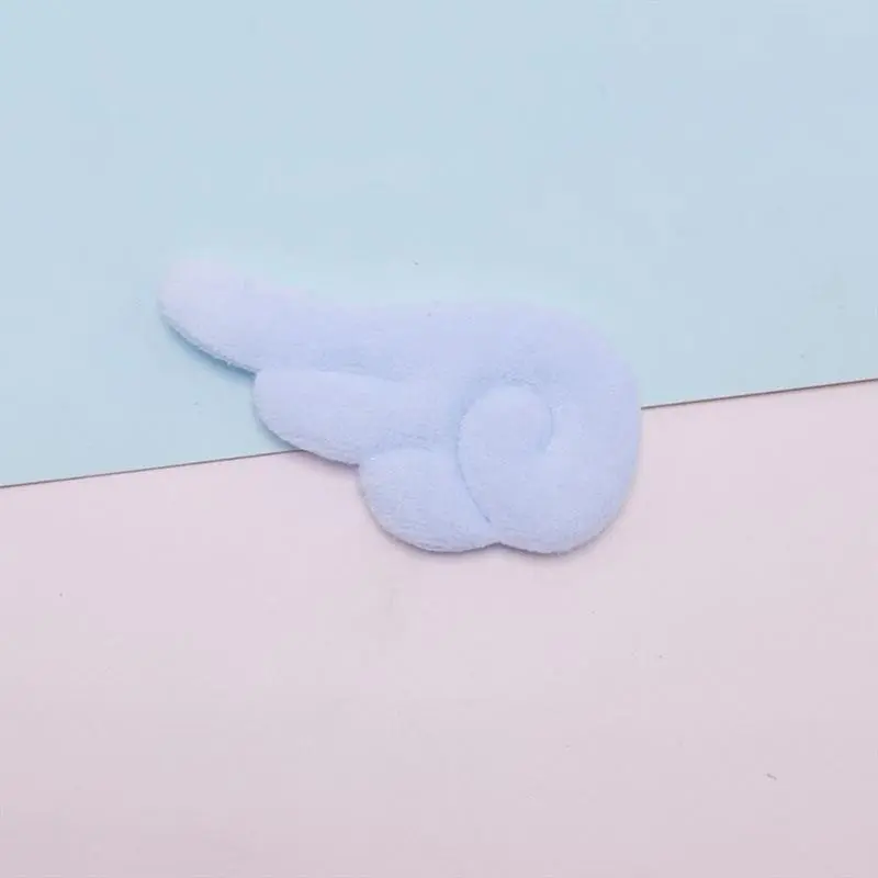 652F 10PCS Sweet Color Wing Appliques for DIY Hat Clothes Sewing Patches Handmade Headwear Hair Clips Accessories
