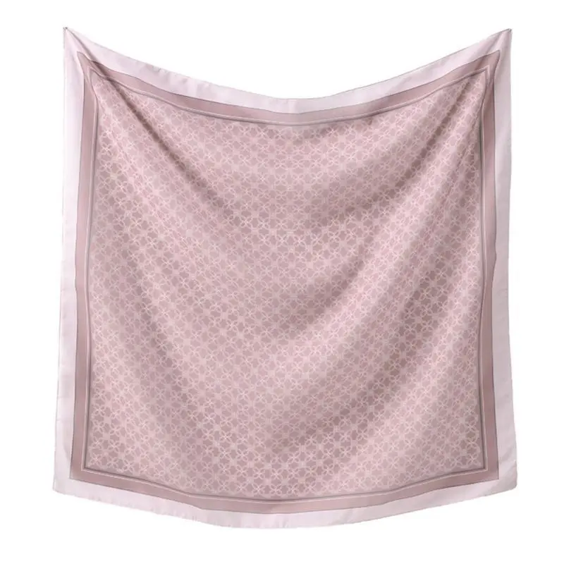 652F Stylish Printed Polyester Bandana Scarf Square Handkerchief Head Scarf for Travel, Outdoor Activity, and Daily Use
