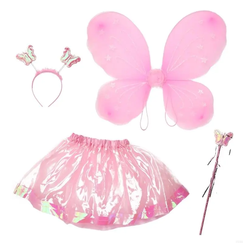 652F Elves Angel Wing Womens Girls Halloween Party Cosplays Costume, Butterfly Wing Stage  Photography Wing